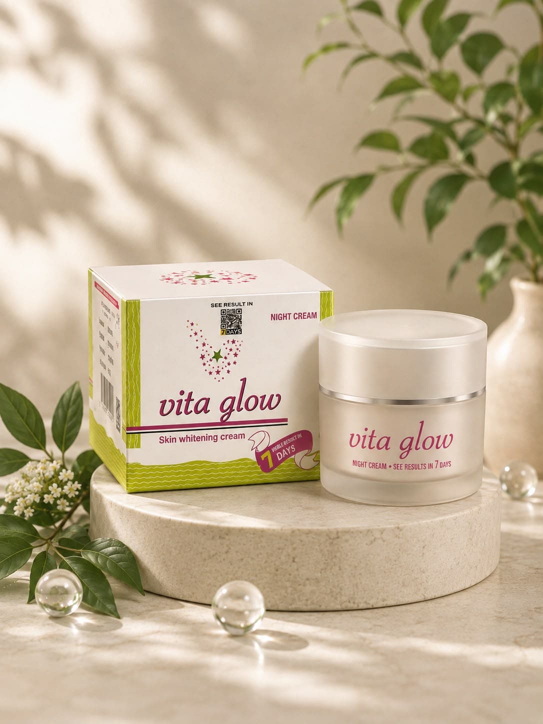 Vita Glow Skin Whitening Night Cream