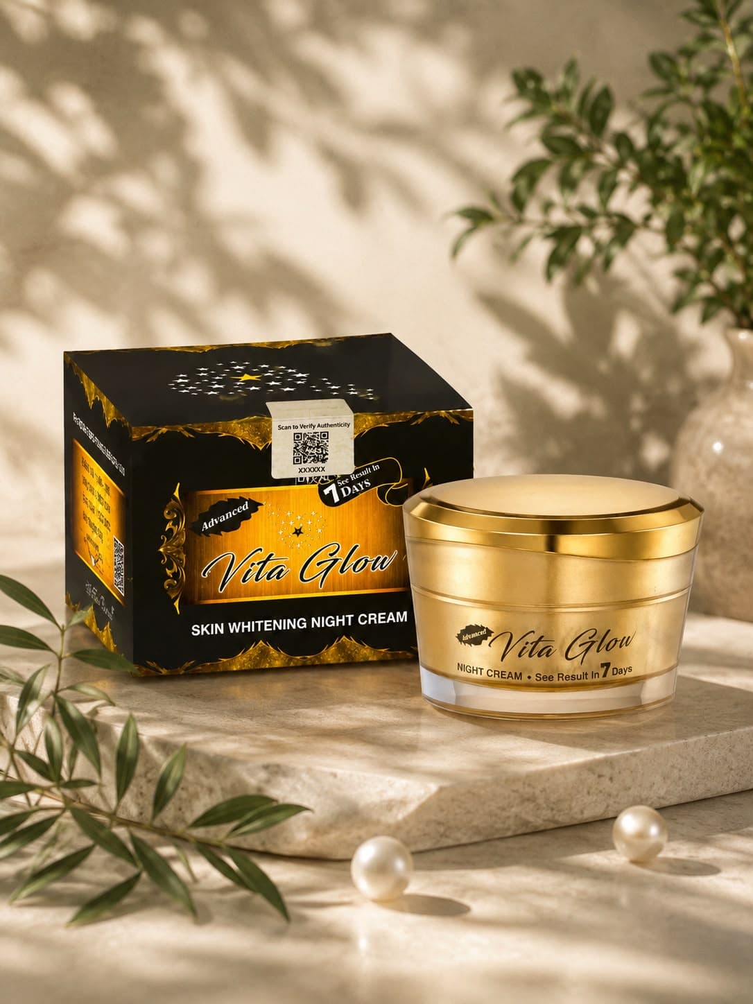Advanced Vita Glow Skin Whitening Night Cream